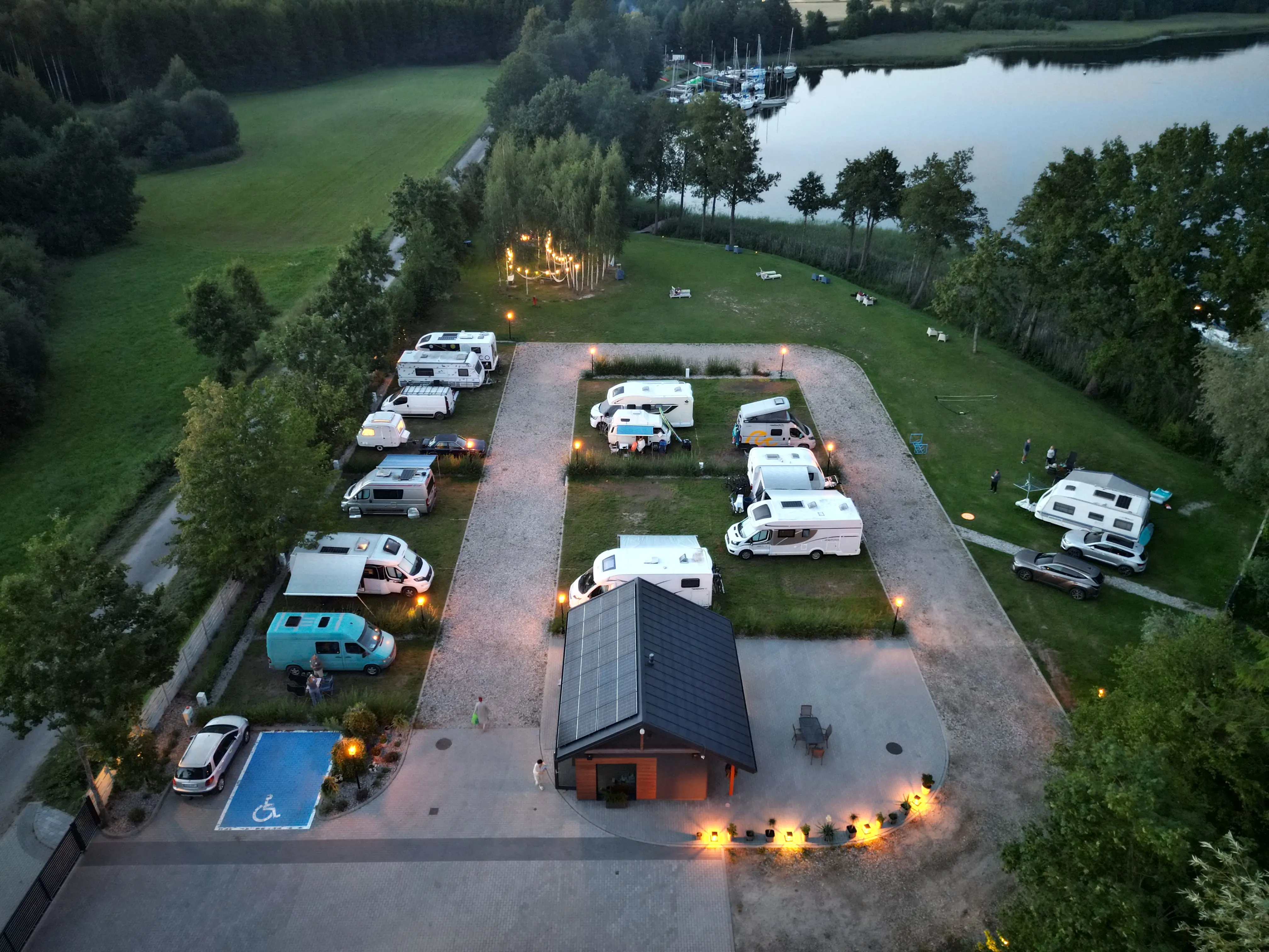 Widok panoramiczny na park