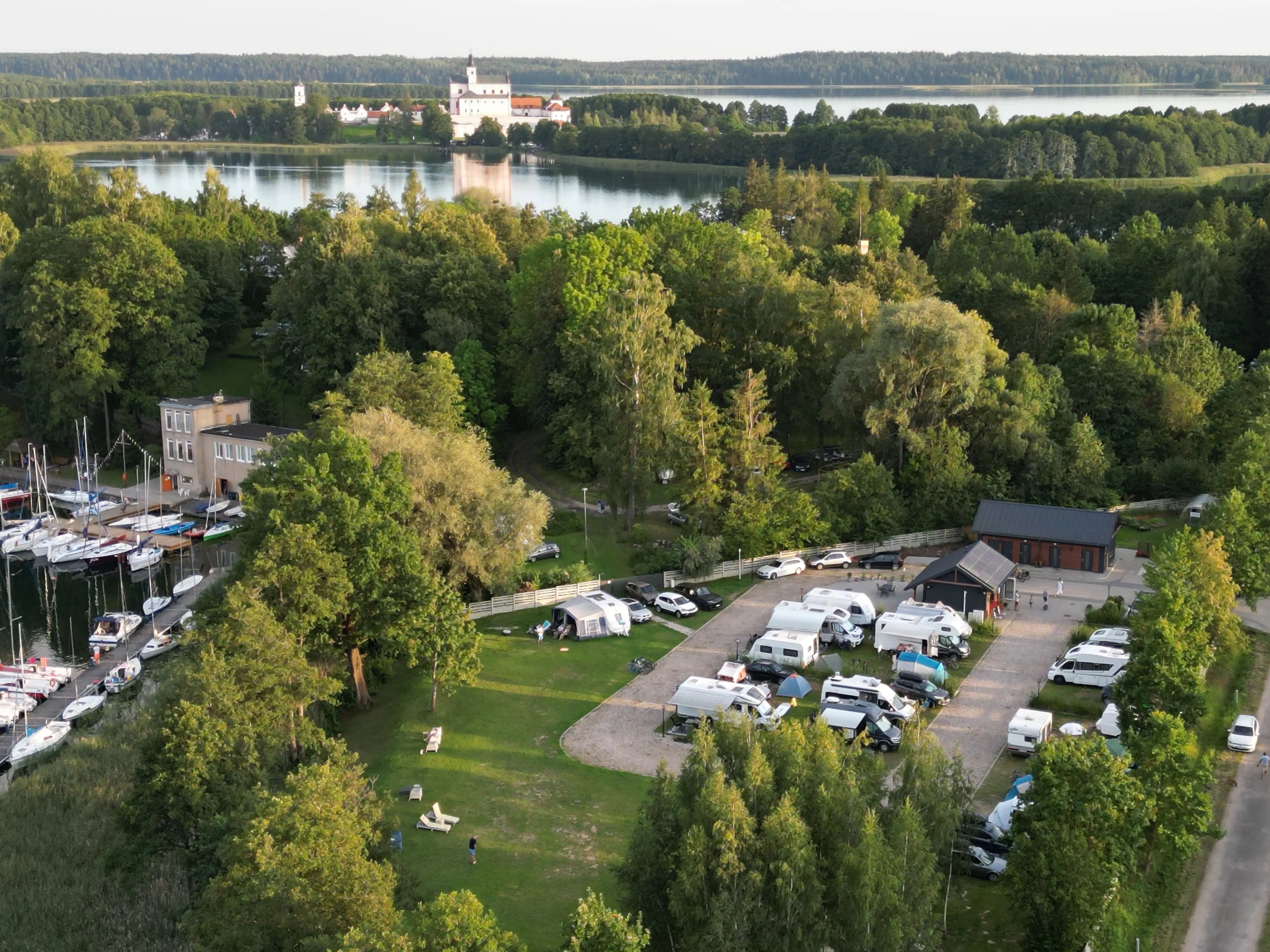 Camper Park z lotu ptaka